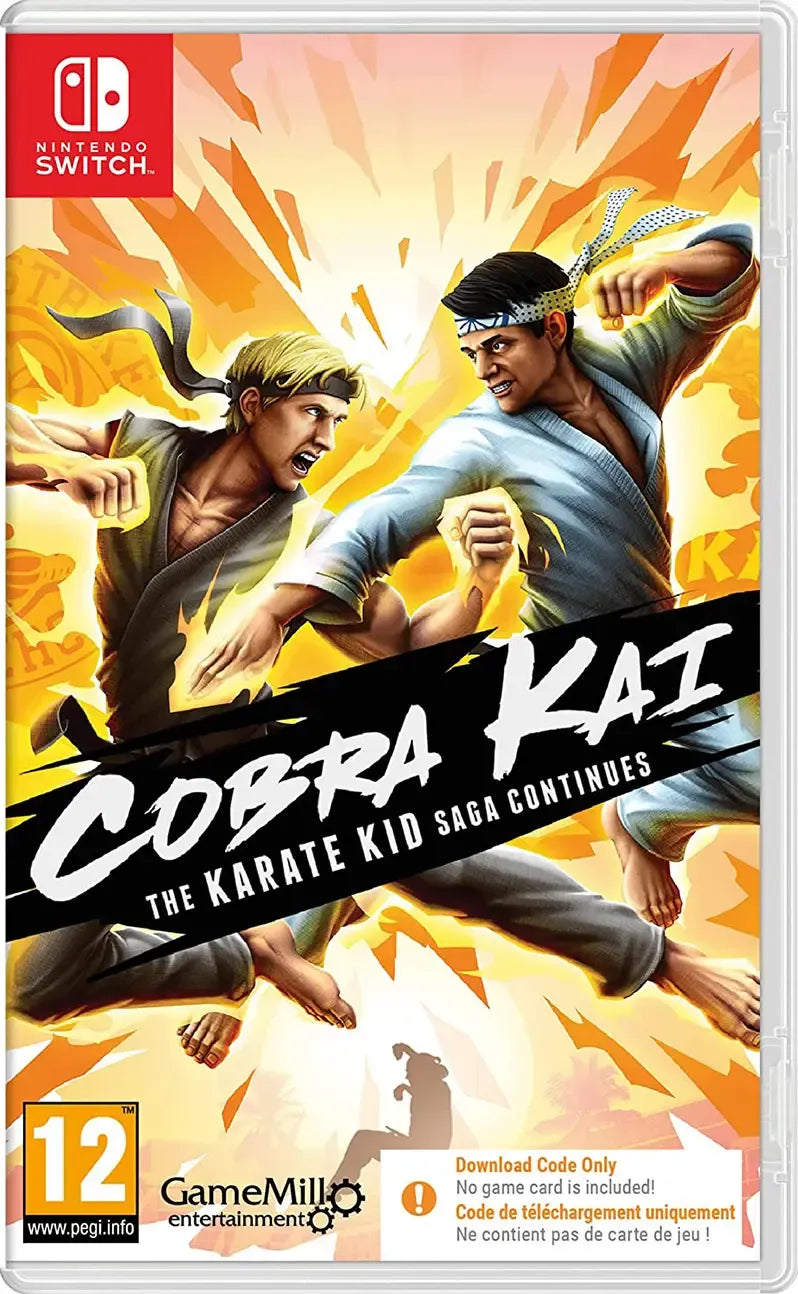 Cobra Kai: The Karate Kid Saga Continues (Code in a box) NINTENDO SWITCH