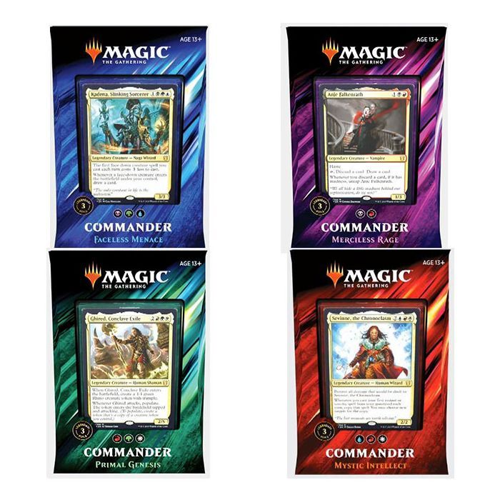 Magic The Gathering Commander 2019 Bundle Of 4
