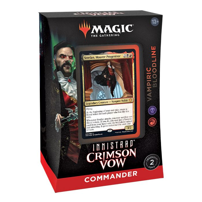 Magic The Gathering Innistrad Crimson Vow Commander Deck Vampiric Bloodline