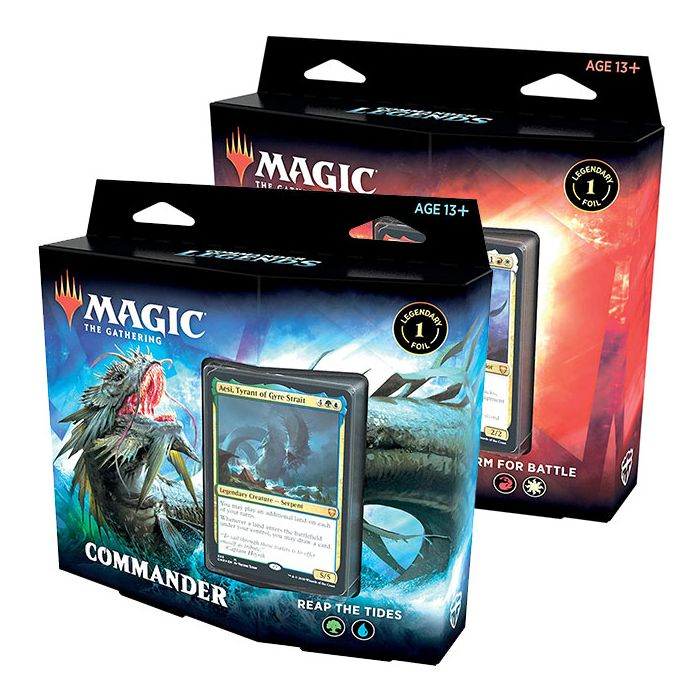 Magic The Gathering Commander Legends Commander Deck Arm For Battle & Reap The Tides