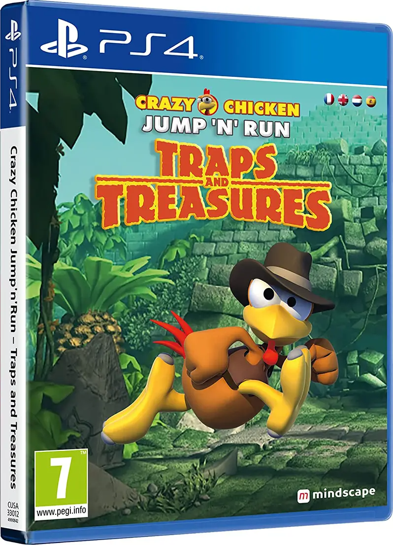 Crazy Chicken: Traps And Treasures PLAYSTATION 4