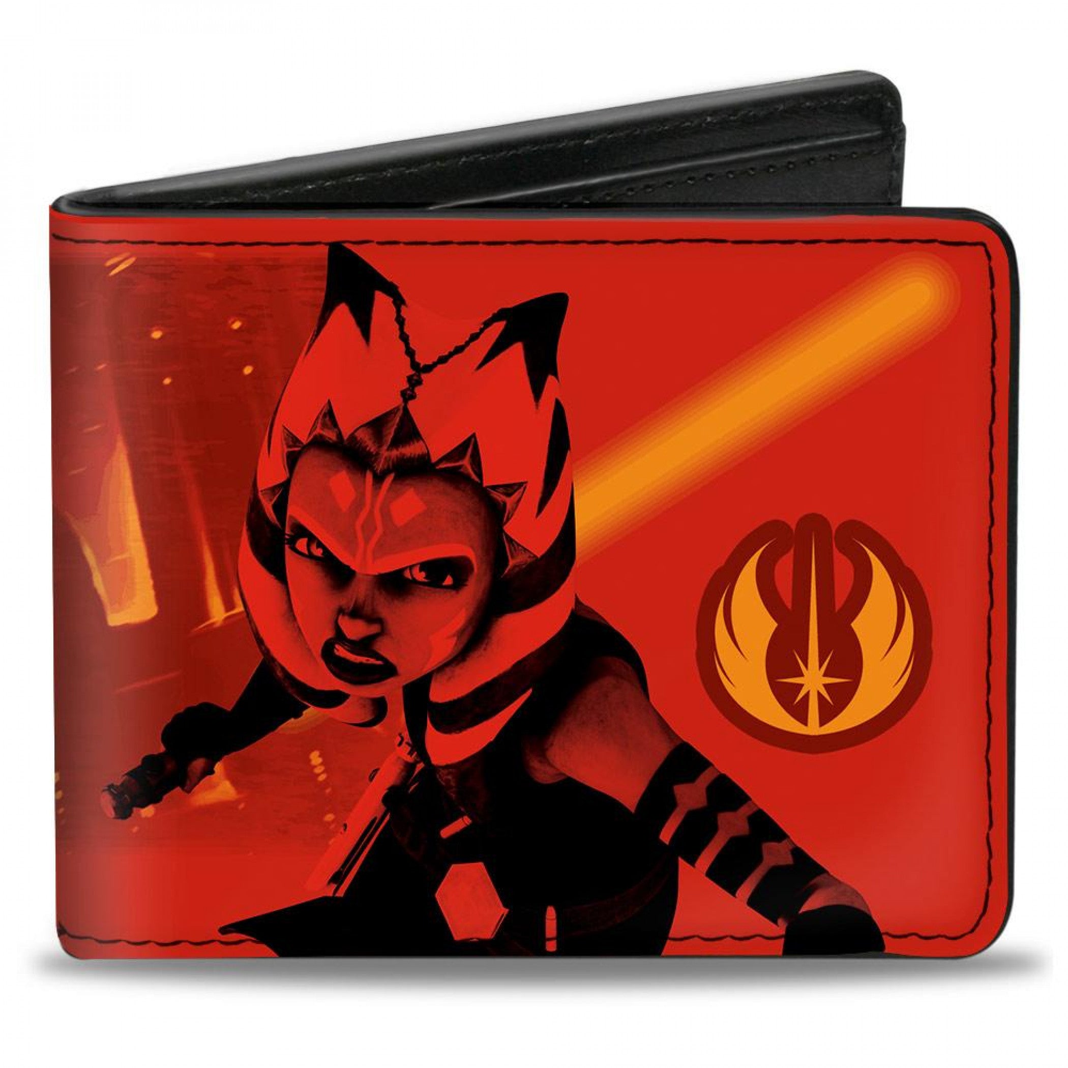 Star Wars The Clone Wars Ahsoka Tano Jedi Knight Action Pose Wallet