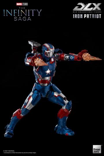 Infinity Saga DLX Action Figure 1/12 Iron Patriot 17 cm