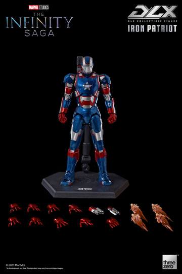 Infinity Saga DLX Action Figure 1/12 Iron Patriot 17 cm