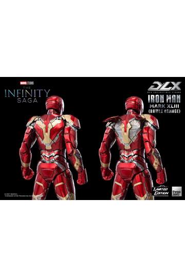 Infinity Saga DLX Action Figure 1/12 Iron Man Mark 43 (Battle Damage) Limited Edition 17 cm