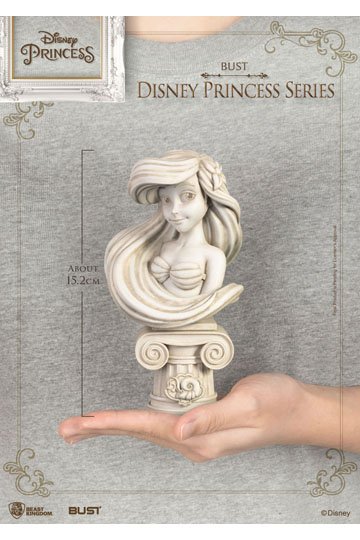 Disney Princess Series PVC Bust Ariel 15 cm