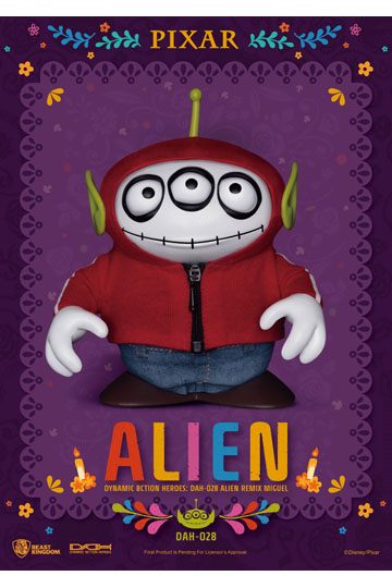 Disney Toy Story Dynamic 8ction Heroes Action Figure Alien Remix Miguel Coco 16 cm