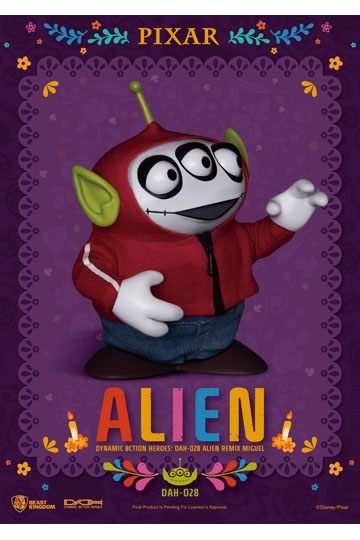 Disney Toy Story Dynamic 8ction Heroes Action Figure Alien Remix Miguel Coco 16 cm