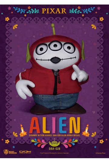 Disney Toy Story Dynamic 8ction Heroes Action Figure Alien Remix Miguel Coco 16 cm