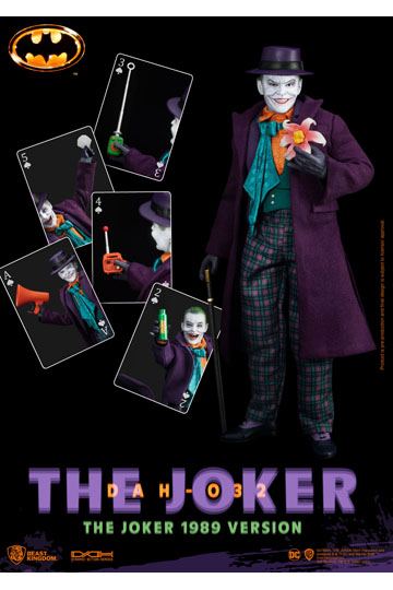 Batman 1989 Dynamic 8ction Heroes Action Figure 1/9 The Joker 21 cm