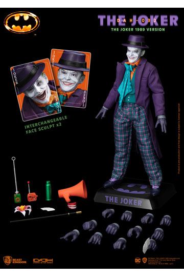 Batman 1989 Dynamic 8ction Heroes Action Figure 1/9 The Joker 21 cm