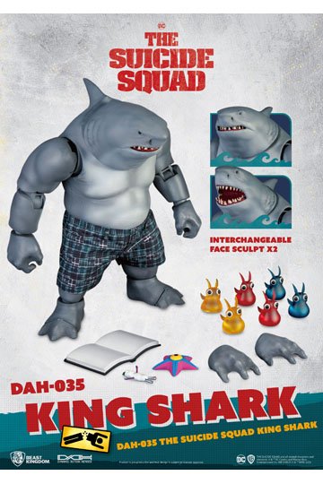 The Suicide Squad Dynamic 8ction Heroes Action Figure 1/9 King Shark 21 cm