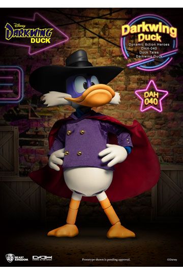 Disney Darkwing Duck Dynamic 8ction Heroes Action Figure 1/9 Darkwing Duck 16 cm