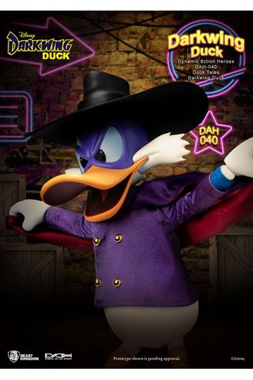 Disney Darkwing Duck Dynamic 8ction Heroes Action Figure 1/9 Darkwing Duck 16 cm