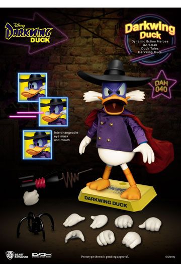 Disney Darkwing Duck Dynamic 8ction Heroes Action Figure 1/9 Darkwing Duck 16 cm