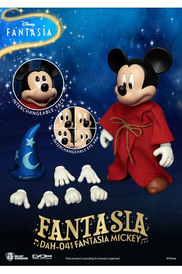 Disney Classic Dynamic 8ction Heroes Action Figure 1/9 Mickey Fantasia 21 cm