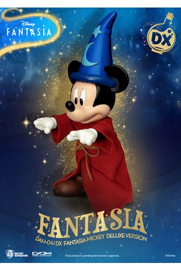 Disney Classic Dynamic 8ction Heroes Action Figure 1/9 Mickey Fantasia Deluxe Version 21 cm
