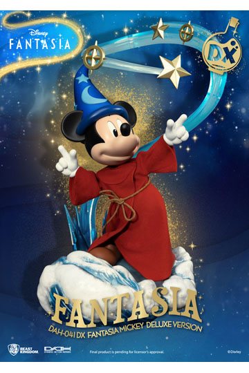 Disney Classic Dynamic 8ction Heroes Action Figure 1/9 Mickey Fantasia Deluxe Version 21 cm
