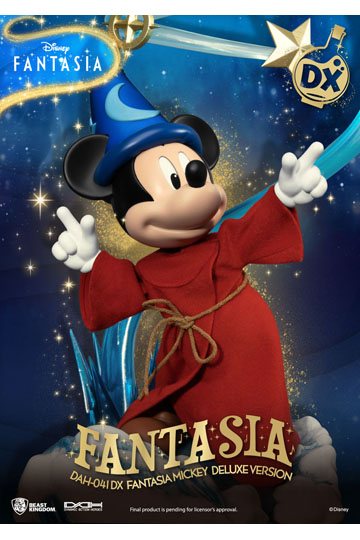 Disney Classic Dynamic 8ction Heroes Action Figure 1/9 Mickey Fantasia Deluxe Version 21 cm