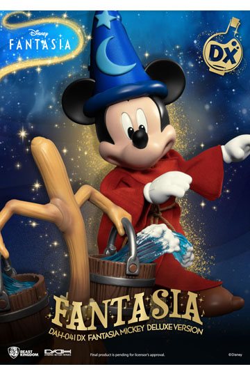 Disney Classic Dynamic 8ction Heroes Action Figure 1/9 Mickey Fantasia Deluxe Version 21 cm