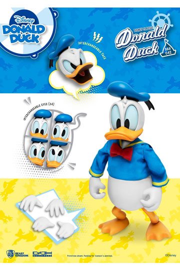 Disney Classic Dynamic 8ction Heroes Action Figure 1/9 Donald Duck Classic Version 16 cm