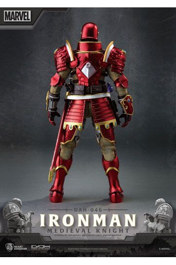 Marvel Dynamic 8ction Heroes Action Figure 1/9 Medieval Knight Iron Man 20 cm