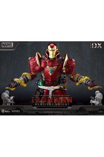 Marvel Dynamic 8ction Heroes Action Figure 1/9 Medieval Knight Iron Man Deluxe Version 20 cm