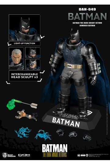 Batman The Dark Knight Returns Dynamic 8ction Heroes Action Figure 1/9 Armored Batman 21 cm