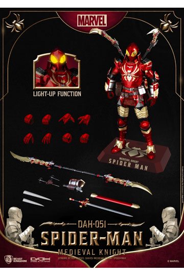 Marvel Dynamic 8ction Heroes Action Figure 1/9 Medieval Knight Iron Man 20 cm