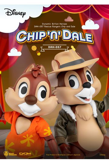 Disney Chip 'n Dale: Rescue Rangers Dynamic 8ction Heroes Action Figures 1/9 Chip & Dale 10 cm