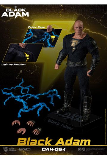 Black Adam Dynamic 8ction Heroes Action Figure 1/9 Black Adam 18 cm