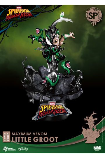 Marvel Comics D-Stage PVC Diorama Maximum Venom Little Groot Special Edition 16 cm