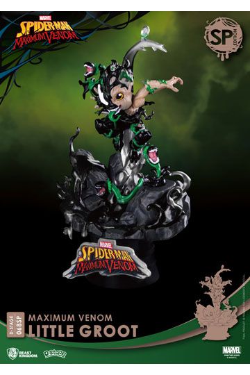 Marvel Comics D-Stage PVC Diorama Maximum Venom Little Groot Special Edition 16 cm