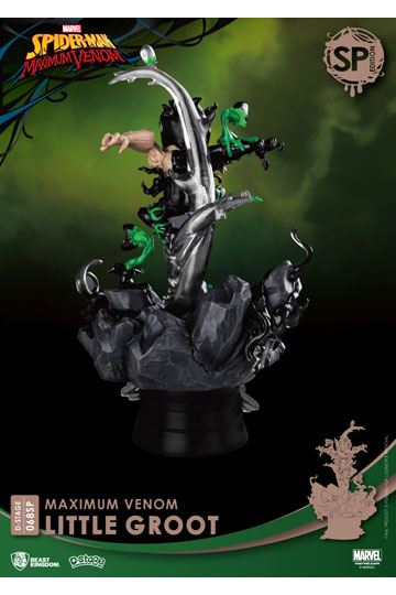 Marvel Comics D-Stage PVC Diorama Maximum Venom Little Groot Special Edition 16 cm