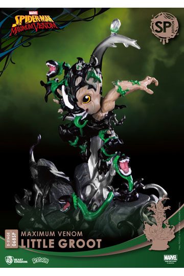 Marvel Comics D-Stage PVC Diorama Maximum Venom Little Groot Special Edition 16 cm