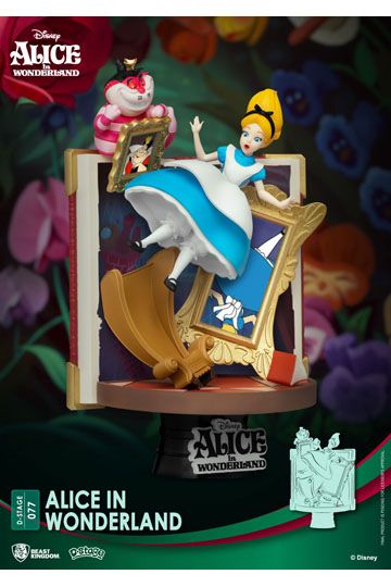 Disney Story Book Series D-Stage PVC Diorama Alice in Wonderland 15 cm