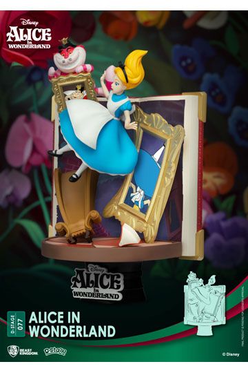 Disney Story Book Series D-Stage PVC Diorama Alice in Wonderland 15 cm