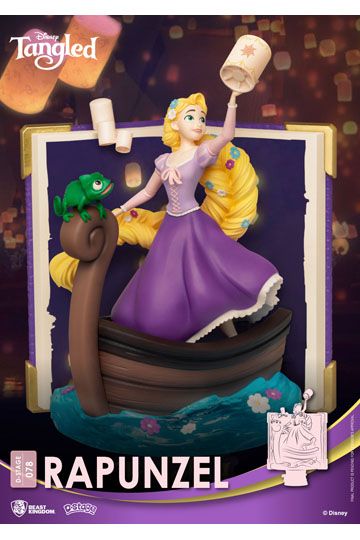 Disney Story Book Series D-Stage PVC Diorama Rapunzel 15 cm