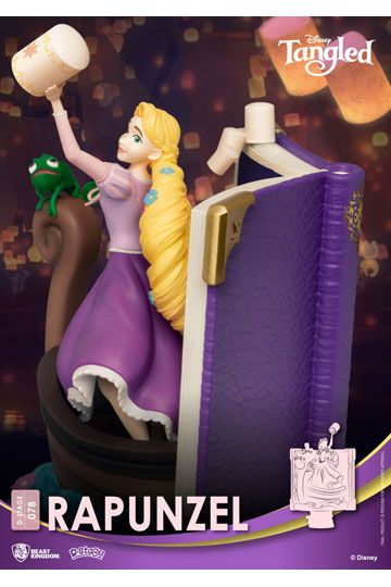 Disney Story Book Series D-Stage PVC Diorama Rapunzel 15 cm