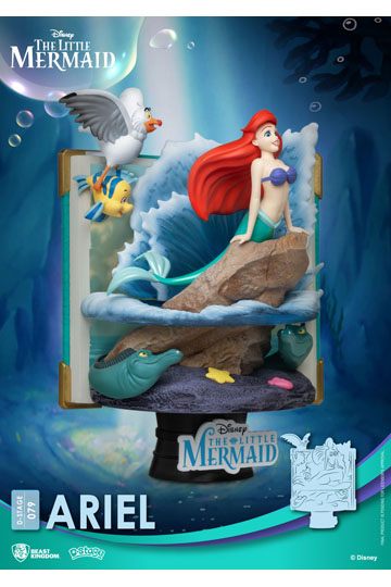 Disney Story Book Series D-Stage PVC Diorama Ariel 15 cm