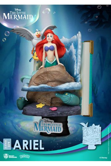 Disney Story Book Series D-Stage PVC Diorama Ariel 15 cm