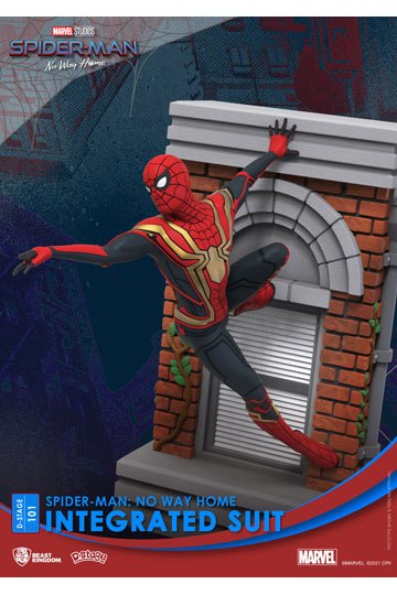 Spider-Man: No Way Home D-Stage PVC Diorama Spider-Man Integrated Suit 16 cm