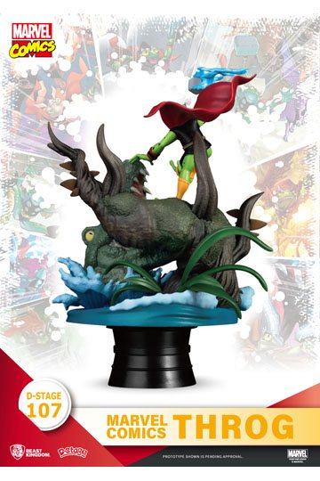 Marvel Comics D-Stage PVC Diorama Throg Closed Box Version 17 cm