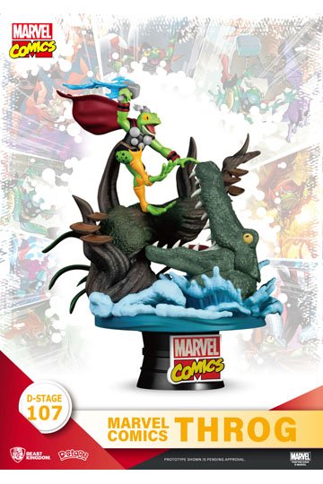 Marvel Comics D-Stage PVC Diorama Throg Closed Box Version 17 cm