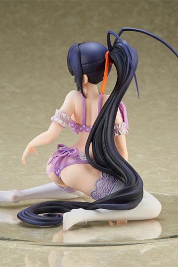 High School DxD HERO PVC Statue 1/7 Himejima Akeno Lingerie Ver. 14 cm