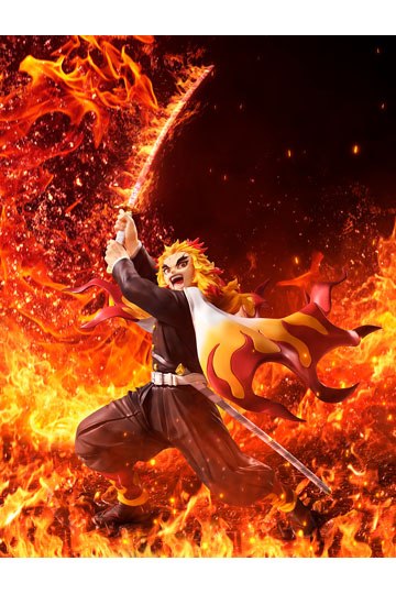 Demon Slayer: Kimetsu no Yaiba Statue 1/8 Kyojuro Rengoku DX Ver. 35 cm
