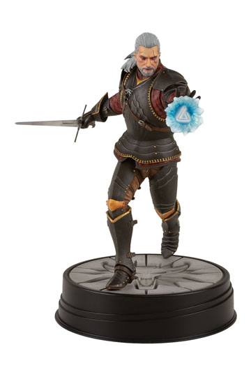 Witcher 3 Wild Hunt PVC Statue Geralt Toussaint Tourney Armor 20 cm