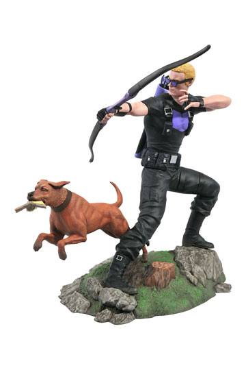 Marvel Comic Gallery PVC Statue Hawkeye with Pizza Dog 23 cm