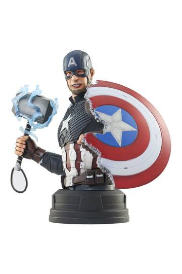 Avengers: Endgame Bust 1/6 Captain America 15 cm