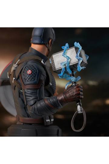 Avengers: Endgame Bust 1/6 Captain America 15 cm